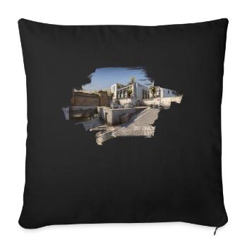 DUST2 - Sofa pillowcase 17,3'' x 17,3'' (45 x 45 cm) - black - Front