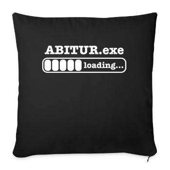 Baccalauréat .exe loading Proverbe Baccalauréat - Housse de coussin décorative 45 x 45 cm - noir - Devant