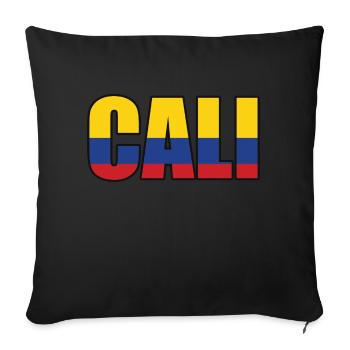 Cali - Housse de coussin décorative 45 x 45 cm - noir - Devant