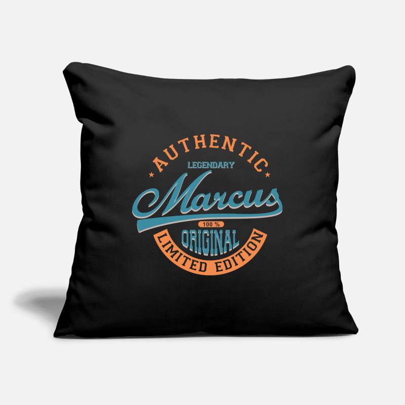 Marcus tshirt personalisierte Geschenk Name Marcus Sofakissenbezug 45 x 45 cm