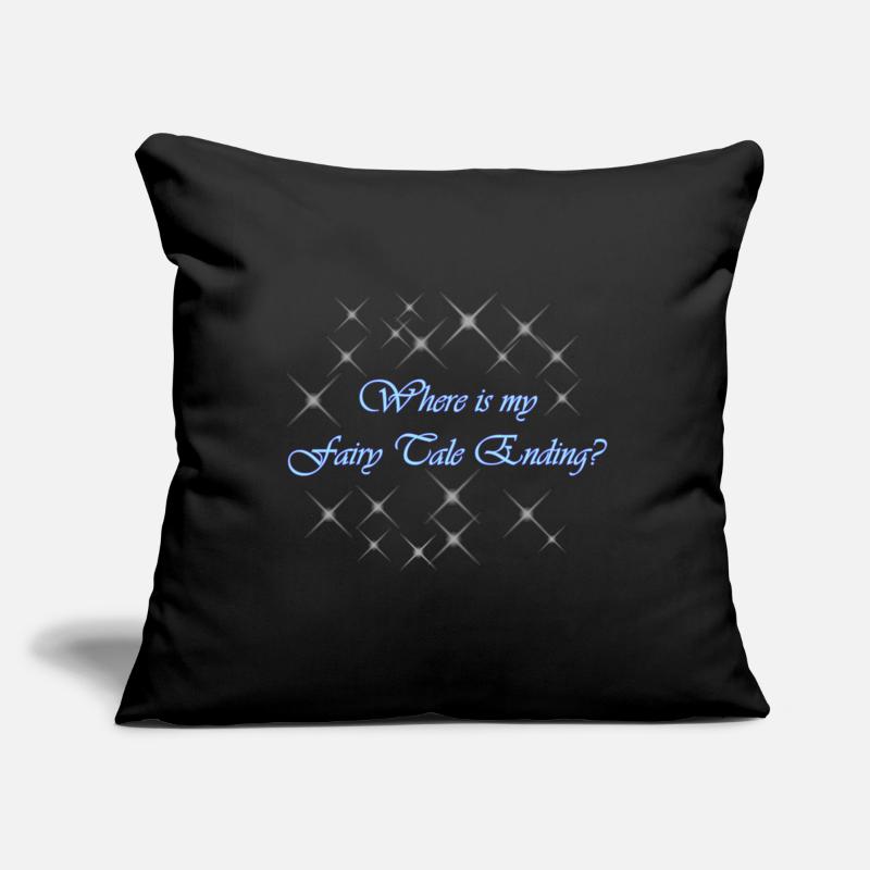 Fin d'un compte de fée Housse de coussin décorative 45 x 45 cm