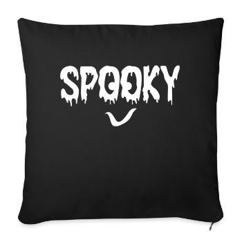 Spooky - Sofa pillowcase 17,3'' x 17,3'' (45 x 45 cm) - black - Front