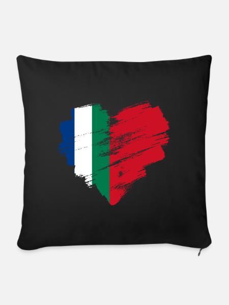 Republik Maluku Selatan - Sofakissenbezug 45 x 45 cm - Schwarz