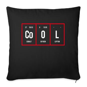 Cool - Periodensystem der Elemente - Sofakissenbezug 45 x 45 cm - Schwarz - Vorne