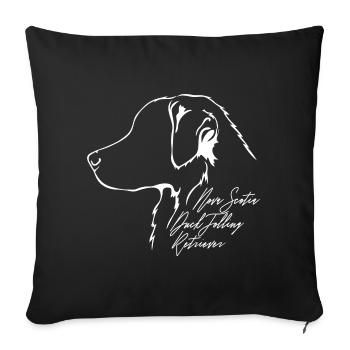 NOVA SCOTIA DUCK TOLLING RETRIEVER Profil Wilsigns - Housse de coussin décorative 45 x 45 cm - noir - Devant