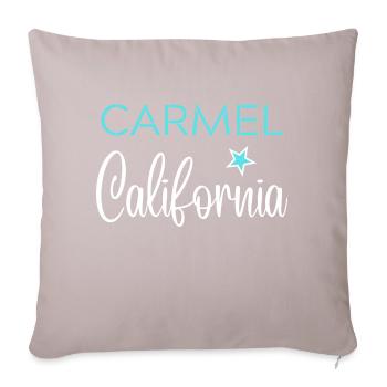 CARMEL California - Housse de coussin décorative 45 x 45 cm - taupe clair - Devant