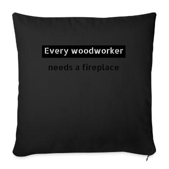 sabrina carpenter tshirts carpenter funny - Sofa pillowcase 17,3'' x 17,3'' (45 x 45 cm) - black - Front