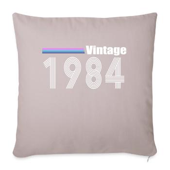 1984 - Sofa pillowcase 17,3'' x 17,3'' (45 x 45 cm) - light taupe - Front