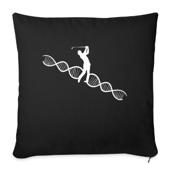 Golf Golf Club Saying Golf Ball Golfer - Sofa pillowcase 17,3'' x 17,3'' (45 x 45 cm) - black - Front