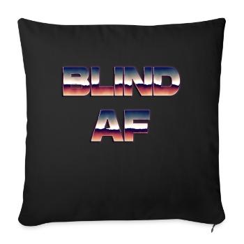 Blinder AF - Sofakissenbezug 45 x 45 cm - Schwarz - Vorne