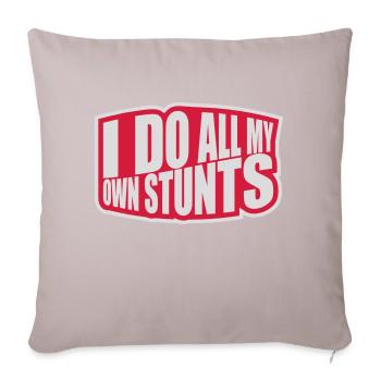 Toutes mes propres cascades - Housse de coussin décorative 45 x 45 cm - taupe clair - Devant