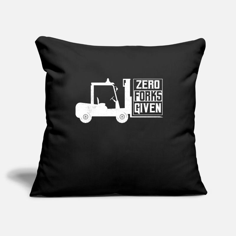 Zero Forks Given Forklift Forklifter Operator Sofa pillowcase 17,3'' x 17,3'' (45 x 45 cm)