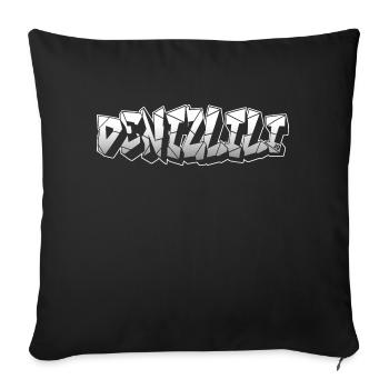Denizlili - Sofa pillowcase 17,3'' x 17,3'' (45 x 45 cm) - black - Front