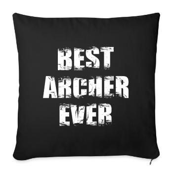 Best Archer - Sofa pillowcase 17,3'' x 17,3'' (45 x 45 cm) - black - Front
