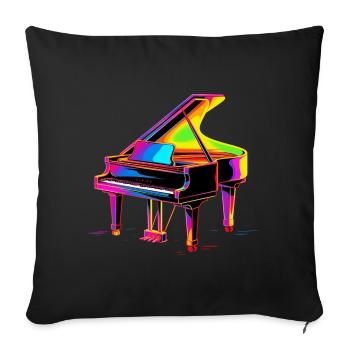 Wing Retrowave - Sofa pillowcase 17,3'' x 17,3'' (45 x 45 cm) - black - Front