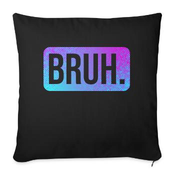 Plan de travail bruh5 1 - Housse de coussin décorative 45 x 45 cm - noir - Devant