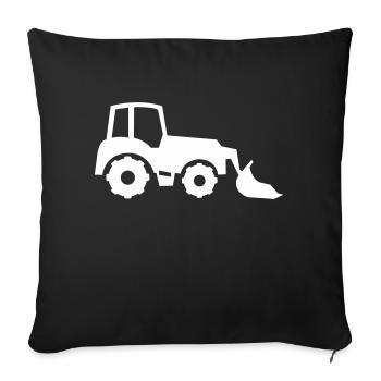 bagger - Sofakissenbezug 45 x 45 cm - Schwarz - Vorne