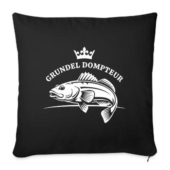 Grundel Dompteur - Sofakissenbezug 45 x 45 cm - Schwarz - Vorne