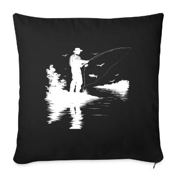 Fischer Graphics - Housse de coussin décorative 45 x 45 cm - noir - Devant