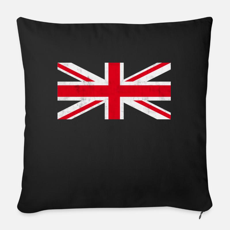 Union Jack - Sofakissenbezug 45 x 45 cm - Schwarz