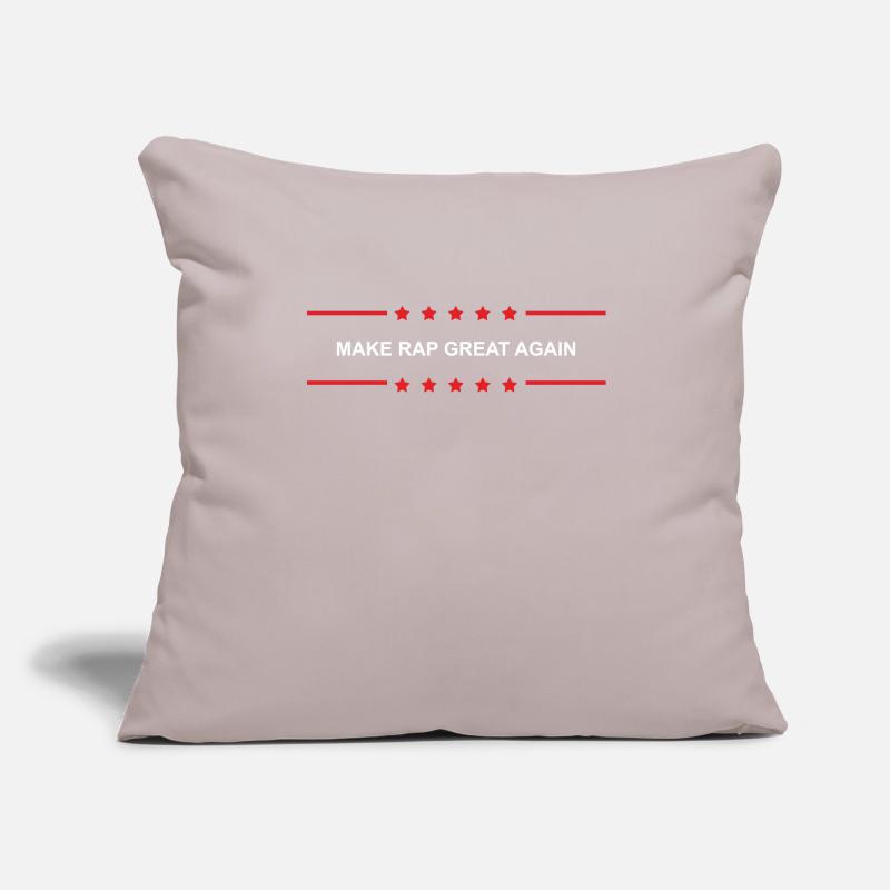 Faire Rap Great Again Housse de coussin décorative 45 x 45 cm