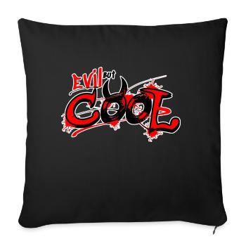 drôle disant pour hommes et femmes - Krampus GAG - Housse de coussin décorative 45 x 45 cm - noir - Devant