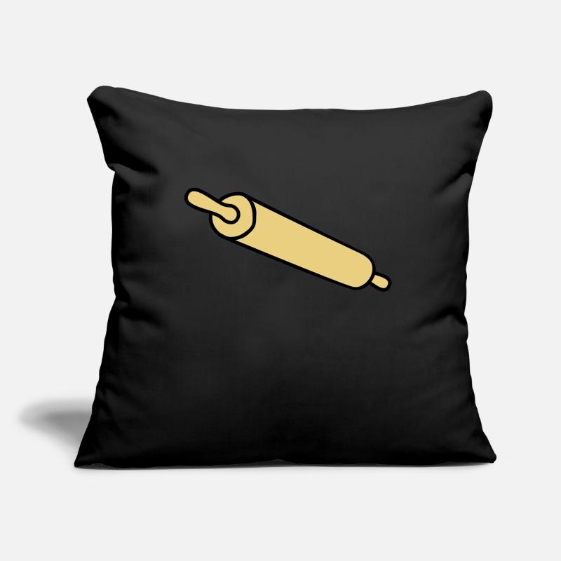 rolling_pin Housse de coussin décorative 45 x 45 cm