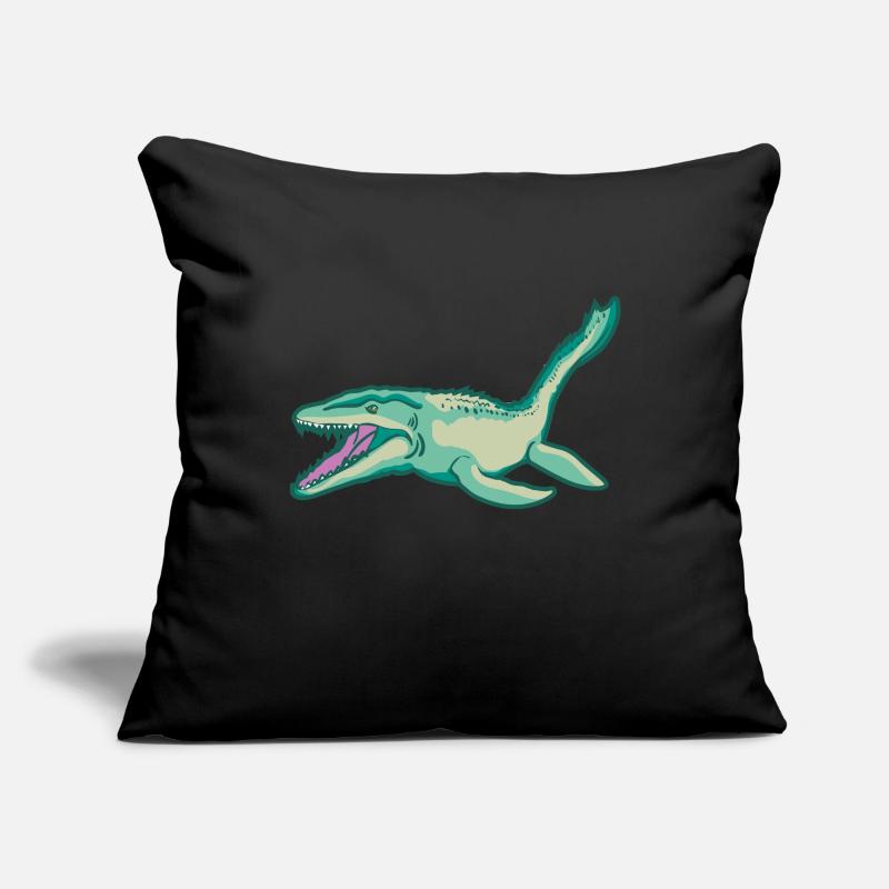 Plesiosaurus Dinosaurier Dino Urzeit Geschenkidee Sofakissenbezug 45 x 45 cm
