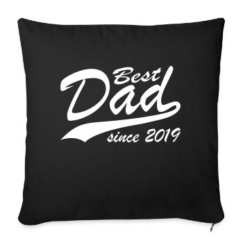 Best Dad - Sofa pillowcase 17,3'' x 17,3'' (45 x 45 cm) - black - Front