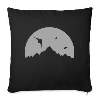 Kite - Sofa pillowcase 17,3'' x 17,3'' (45 x 45 cm) - black - Front