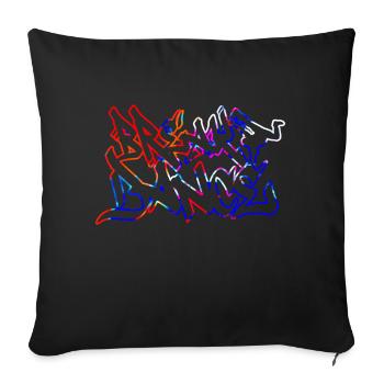 Hip Hop Breakdance Jungs Mädchen Hiphop Bboy BGir - Sofakissenbezug 45 x 45 cm - Schwarz - Vorne