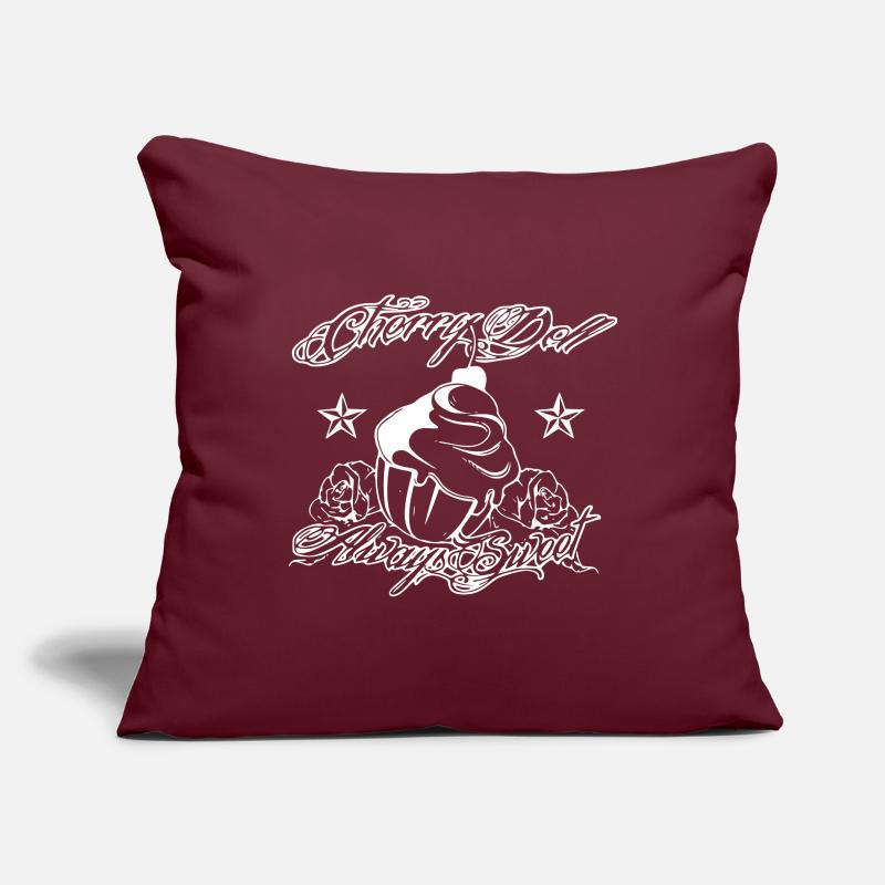 Rockabilly - Cupcake - Cherry Doll Sofa pillowcase 17,3'' x 17,3'' (45 x 45 cm)