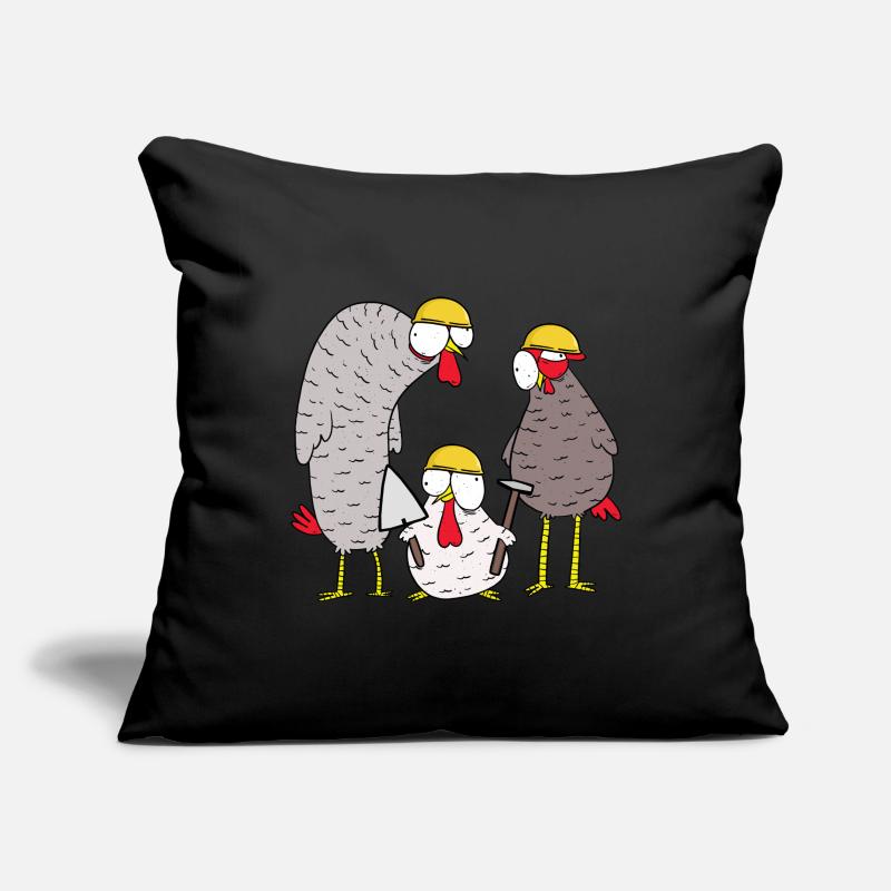 Construction site Construction Client Use Maurer Gewerbe Sofa pillowcase 17,3'' x 17,3'' (45 x 45 cm)