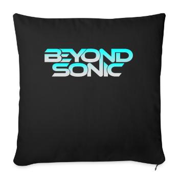 Transparent file - Sofa pillowcase 17,3'' x 17,3'' (45 x 45 cm) - black - Front