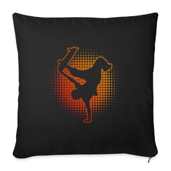 Skateboarders Hommes Femmes Skater Skateboard - Housse de coussin décorative 45 x 45 cm - noir - Devant