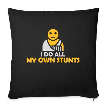 Toutes mes propres cascades - Housse de coussin décorative 45 x 45 cm - noir - Devant