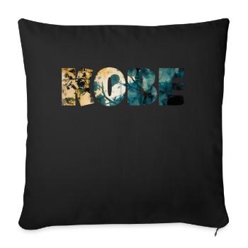 KOBE COLORFUL - Sofa pillowcase 17,3'' x 17,3'' (45 x 45 cm) - black - Front
