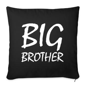Big brother - Housse de coussin décorative 45 x 45 cm - noir - Devant