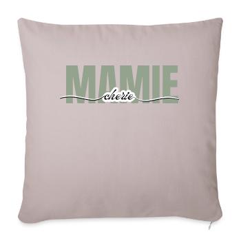 Granny Darling - Grandma Gift - Sofa pillowcase 17,3'' x 17,3'' (45 x 45 cm) - light taupe - Front