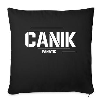 Canik Fanatik - Housse de coussin décorative 45 x 45 cm - noir - Devant