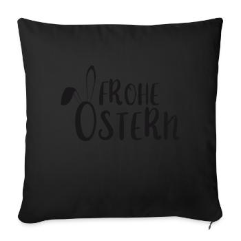 Ostern - Bo-Grafik - Sofakissenbezug 45 x 45 cm - Schwarz - Vorne