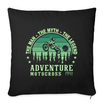 1941 Birthday born in 1941 Retro Vintage - Sofa pillowcase 17,3'' x 17,3'' (45 x 45 cm) - black - Front