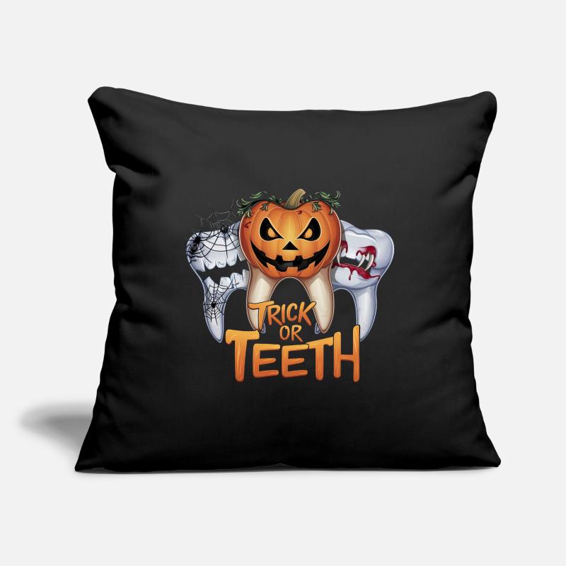 Trick Or Teeth - Halloween Design Sofakissenbezug 45 x 45 cm