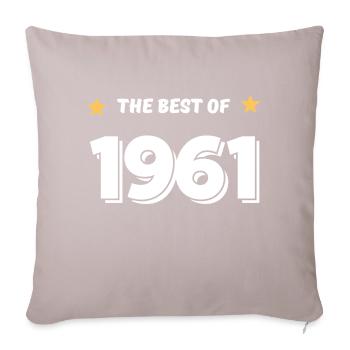 Best of 1961 - Housse de coussin décorative 45 x 45 cm - taupe clair - Devant