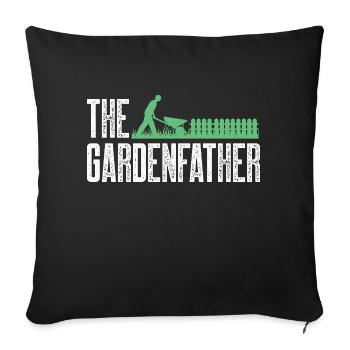 Le Gardenfather Gardening Design - Housse de coussin décorative 45 x 45 cm - noir - Devant