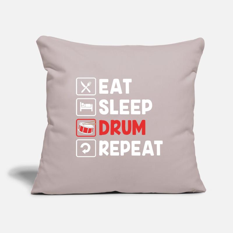 Drums Drummers Drumsticks Sofa pillowcase 17,3'' x 17,3'' (45 x 45 cm)