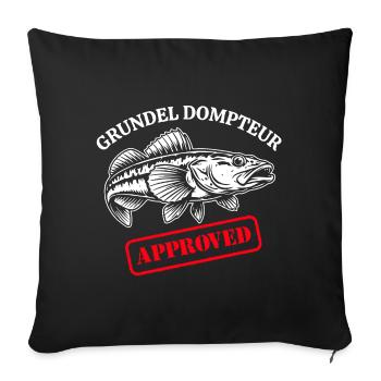 Goby Dicton. - Housse de coussin décorative 45 x 45 cm - noir - Devant