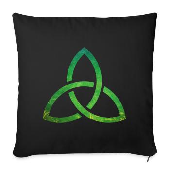 Celtic Knot - Sofakissenbezug 45 x 45 cm - Schwarz - Vorne