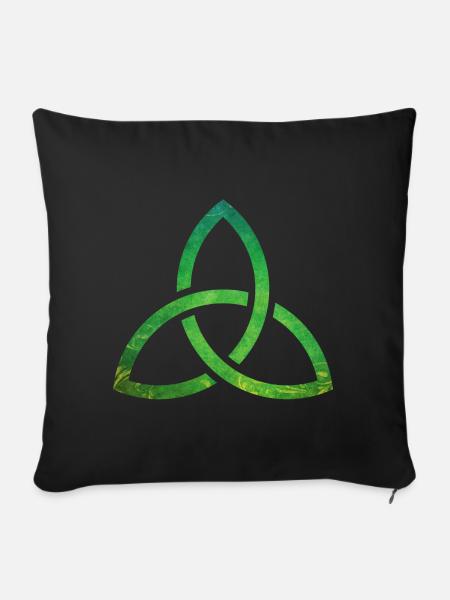 Celtic Knot - Sofakissenbezug 45 x 45 cm - Schwarz