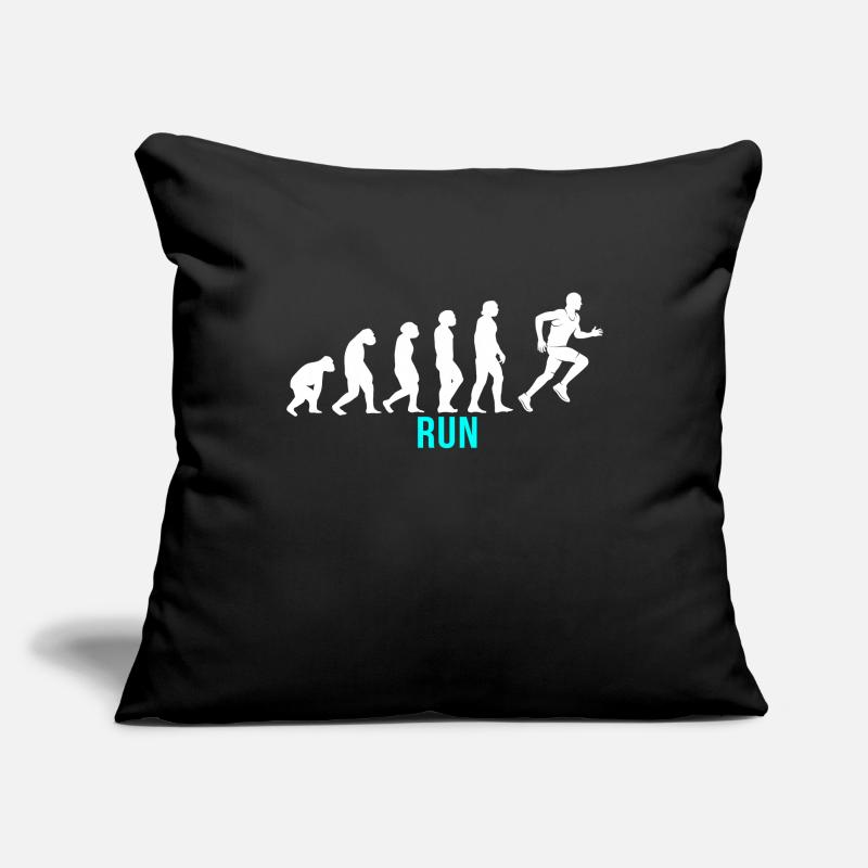 Exécuter Evolution Housse de coussin décorative 45 x 45 cm
